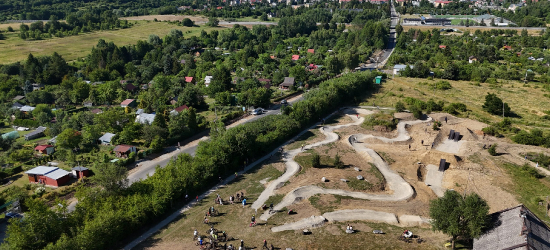BIKE PARK „Prochownia” – nowy teren rowerowy w Sanoku (VIDEO, ZDJĘCIA)