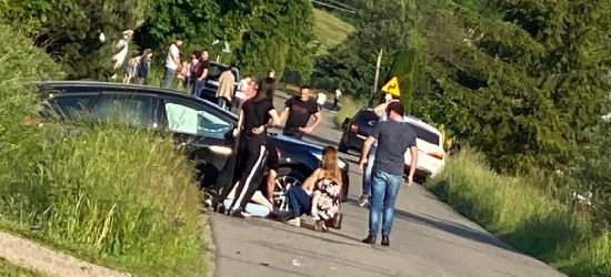 IZDEBKI. Zderzenie trzech pojazdów. 4-letnie dziecko trafiło do szpitala (ZDJĘCIA)