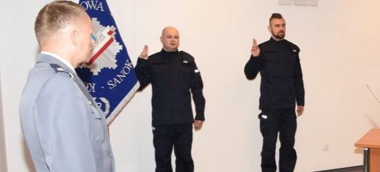 SANOK: Nowi policjanci złożyli ślubowanie
