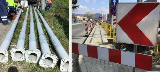 SANOK. Ulica Beksińskiego z nowym oświetleniem (ZDJĘCIA)