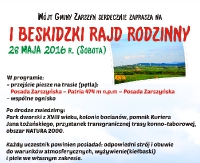 GMINA ZARSZYN: Dla amatorów pieszych wędrówek I Beskidzki Rajd Rodzinny