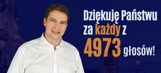 KOMENTARZ SŁAWOMIRA MIKLICZA: Dziękuję mieszkańcom za wsparcie!