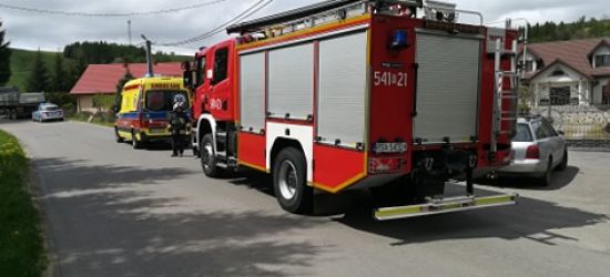 Zderzenie osobówki z ciężarówką w Nadolanach