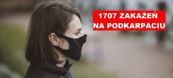 Ponad 1700 zakażeń na Podkarpaciu
