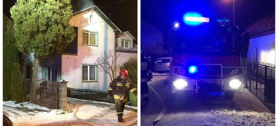 SANOK: Strażacy postawieni na nogi. Pożar poddasza