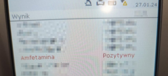 REGION: Przekroczył prędkość i był pod wpływem amfetaminy
