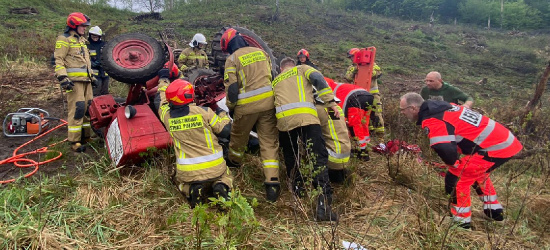 Tragedia w lesie. Jeden mężczyzna nie żyje. Drugi ranny