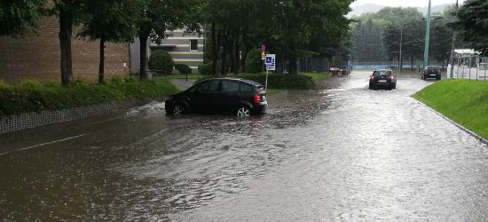Nawałnice nad powiatem sanockim! Zalane drogi (VIDEO, ZDJĘCIA)