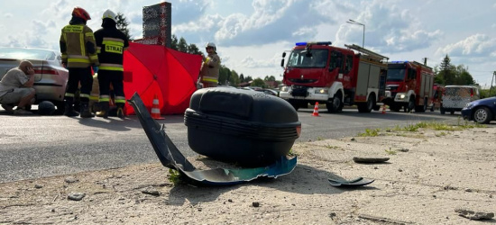 BRZOZÓW. Oślepiające słońce. Ucierpieli kierujący jednośladami (ZDJĘCIA)