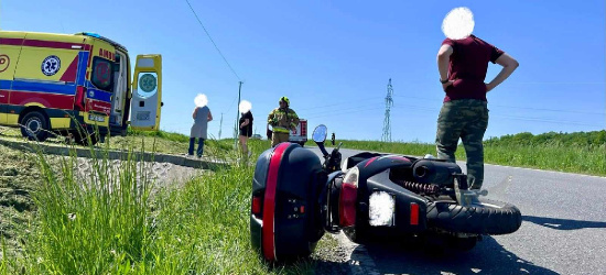 Chciał uniknąć „czołówki”. Uderzył w motorower (ZDJĘCIA)