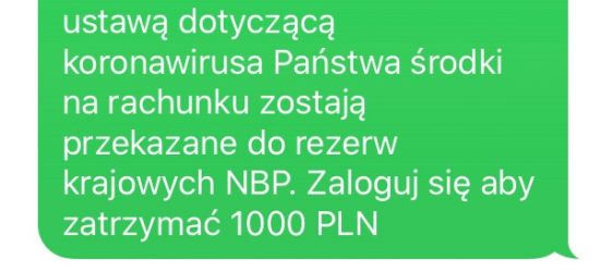 UWAGA NA OSZUSTÓW. Nikt nie zabiera nam naszych pieniędzy!