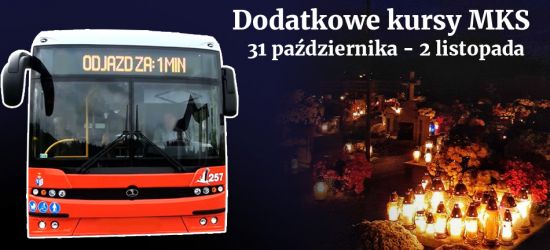 Dodatkowe kursy autobusów w okresie Wszystkich Świętych. Sprawdź rozkład!