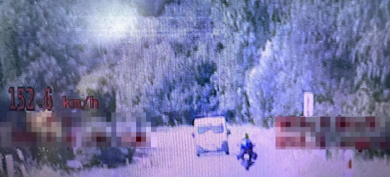 Motocyklista jechał 152 km/h w terenie zabudowanym. 5000 zł mandatu!