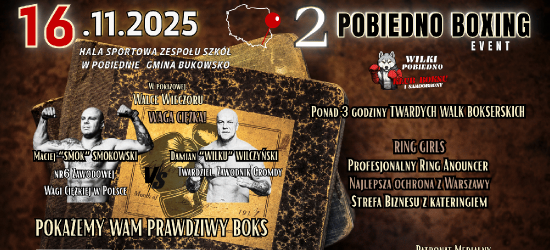 Pobiedno znów w rytmie boksu! Już 16 listopada druga edycja „Pobiedno Boxing”