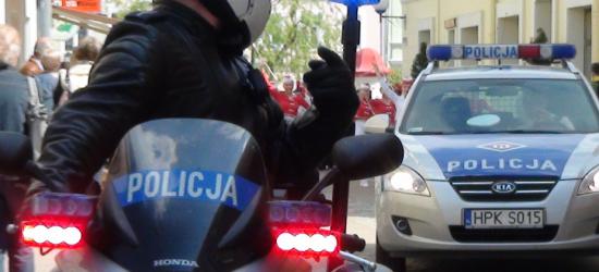 Pijany kierowca zatrzymany przez policjantów