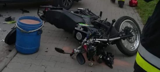 SANOK: Niebezpiecznie na Rymanowskiej. Motocykl uderzył w 13-latkę
