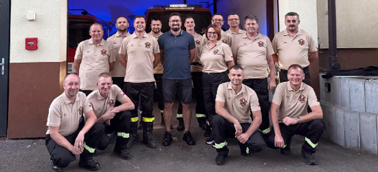 OSP Zahutyń z nowym wyposażeniem. Druhowie otrzymali 24 komplety odzieży! [FOTO]