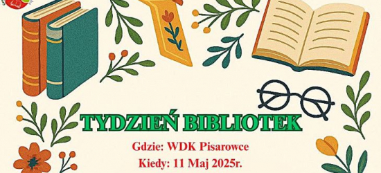 Tydzień Bibliotek w Pisarowcach – atrakcje dla dzieci