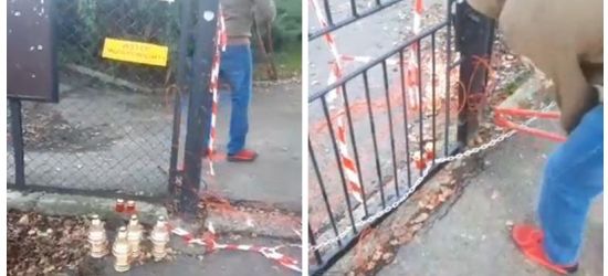 SANOK: Otworzyli Cmentarz Centralny! „Nikt nie ma prawa go zamykać” (VIDEO)