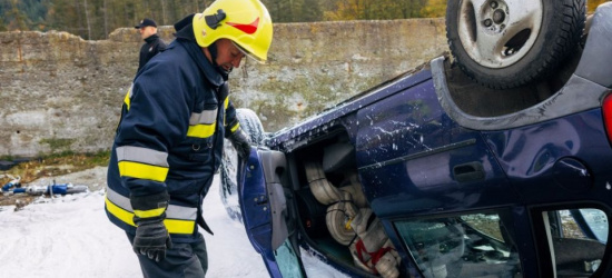 Wypadek masowy i 4 osoby ranne. Tak ćwiczyli strażacy ochotnicy (ZDJĘCIA)
