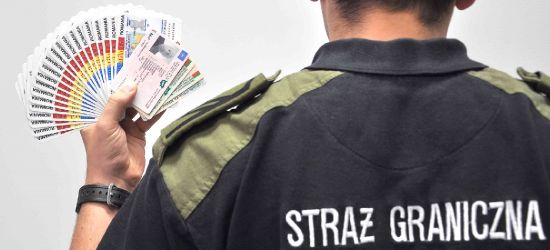 25 fałszywych dowodów osobistych. Kurier zatrzymany na granicy