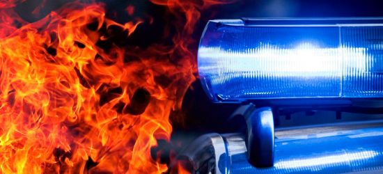 Mieszkaniec gminy Dydnia obrzucił koktajlami Mołotowa komendę policji w Brzozowie