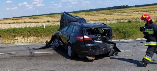 PODKARPACIE. Wypadek na obwodnicy. 8 osób rannych (ZDJĘCIA)