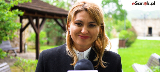 Ewa Sieradzka poparła Sławomira Miklicza. „Współpraca dla dobra Sanoka” (VIDEO)