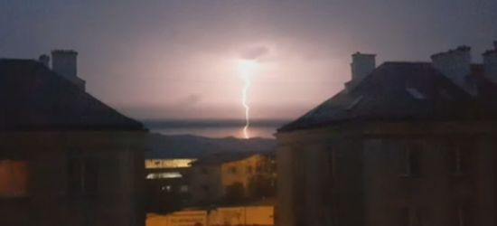Potężne wyładowania nad Sanokiem! Zobaczcie VIDEO