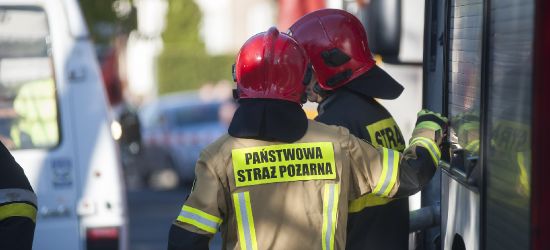 SANOK: Pożar w jednej z firm przy ul. Przemyskiej. Ewakuacja 30 pracowników