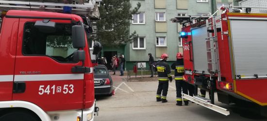 AKTUALIZACJA SANOK: Pożar w kuchni w mieszkaniu na ulicy Robotniczej (FOTO)