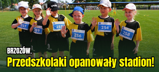BRZOZÓW. Przedszkolaki opanowały stadion! Olimpiada, dobra zabawa i nagrody (VIDEO, ZDJĘCIA)