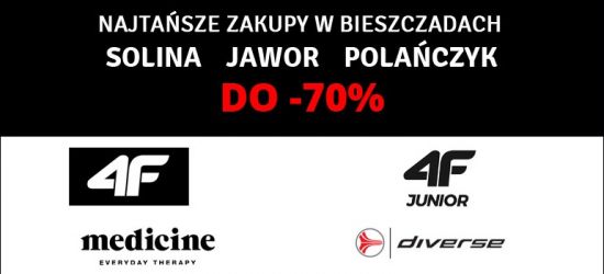TOTALNA WYPRZEDAŻ SOLINA – POLAŃCZYK. 4F, 4F JUNIOR, MEDICINE, DIVERSE