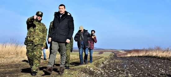 Premier Morawiecki z wizytą na granicy (FOTO)