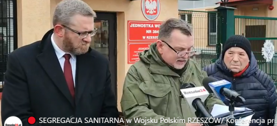 RZESZÓW: SEGREGACJA SANITARNA w Wojsku Polskim! KONFEDERACJA: Grzegorz Braun Andrzej Zapałowski Więcej na www.tvPolska.pl