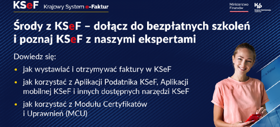 SANOK: Cykl szkoleń stacjonarnych dla przedsiębiorców pn. „Środy z KSeF”