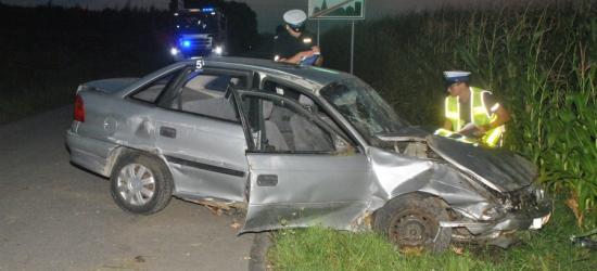 „Jazdę próbną” zakończył w rowie. Był pijany. Ucierpiał 16-latek (FOTO)