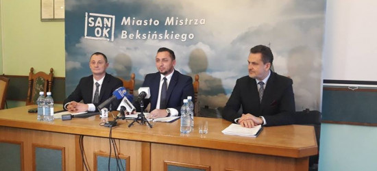 Konferencja prasowa w sanockim magistracie. Oglądaj (VIDEO)