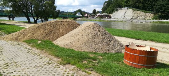 SANOK: Plaża odzyska wygląd sprzed powodzi (ZDJĘCIA)