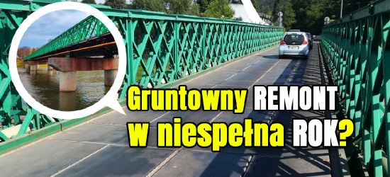 SANOK. Gruntowny remont mostu na Białą Górę możliwy w niecały rok!