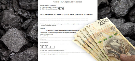 Dodatek węglowy. Co powinno znaleźć się we wniosku? [WZÓR PDF]