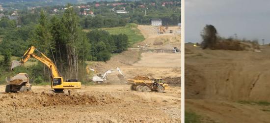 OBWODNICA SANOKA: Trudny teren i sporo prac strzałowych (FILM, ZDJĘCIA)