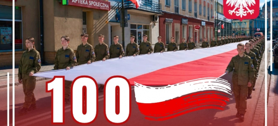 100-metrowa flaga przejdzie ulicami Sanoka! Uroczyste obchody 235. rocznicy uchwalenia Konstytucji 3 Maja VIDEO, ZDJĘCIA