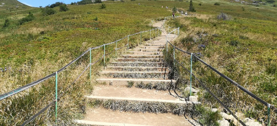 BIESZCZADY: Więcej „schodów” na szlakach. Prace w 10 miejscach parku