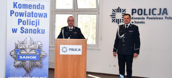 SANOK: Podinsp. Krzysztof Belczyk nowym Zastępcą Komendanta Powiatowego Policji