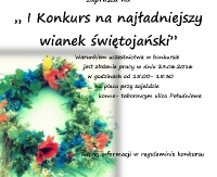 GMINA BESKO: Konkurs na najładniejszy wianek świętojański