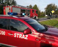 KRONIKA STRAŻACKA: Uwięziony w wykopie, beton rozlany na jezdni i motocykl jadący prosto w bariery