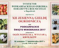 XII Jesienna Giełda Ogrodnicza oraz Podkarpackie Święto Winobrania 2017