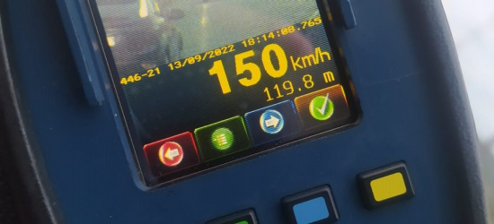 POWIAT BRZOZOWSKI: Pędził 150 km/h w terenie zabudowanym!