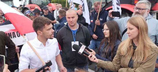 POLSKA PROTESTY ROLNIKÓW: Kołodziejczakowi puściły nerwy po pytaniu dziennikarki TVP (zobacz VIDEO)